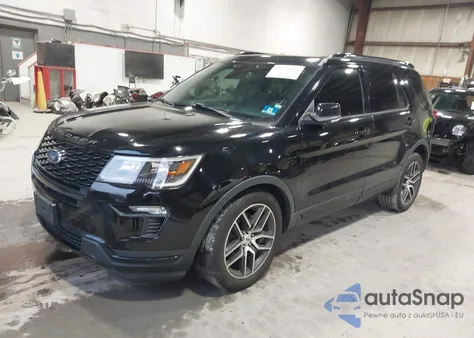 2018 Ford Explorer Sport z USA, uszkodzony, nr VIN 1FM5K8GTXJGC20930